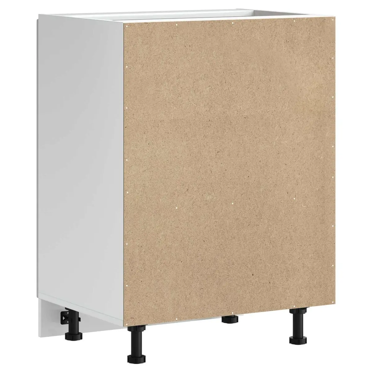 White Kitchen Sink Base Cabinet 60x46x81.5cm