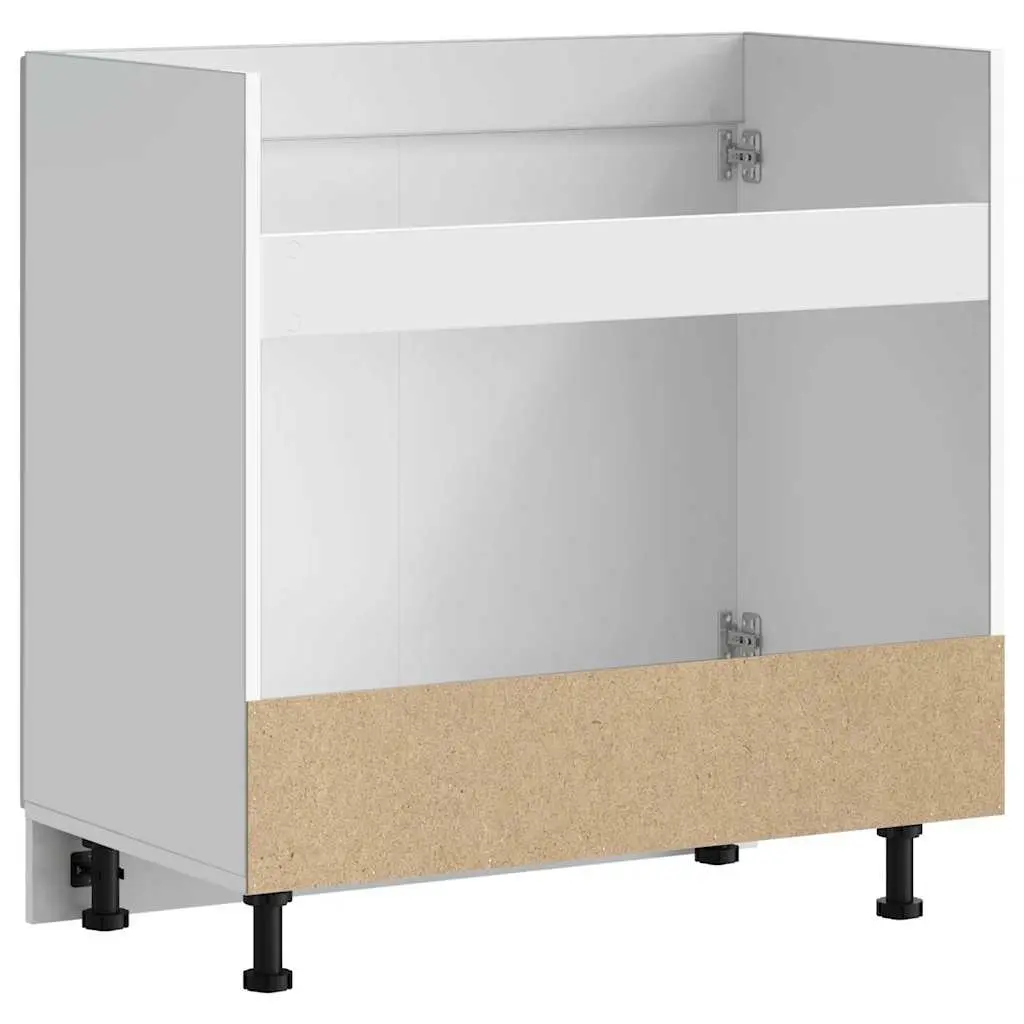 Sink Base Cabinet Engineered Wood White 80x46x81.5cm