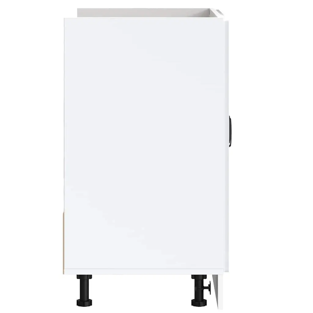 Sink Base Cabinet Engineered Wood White 80x46x81.5cm