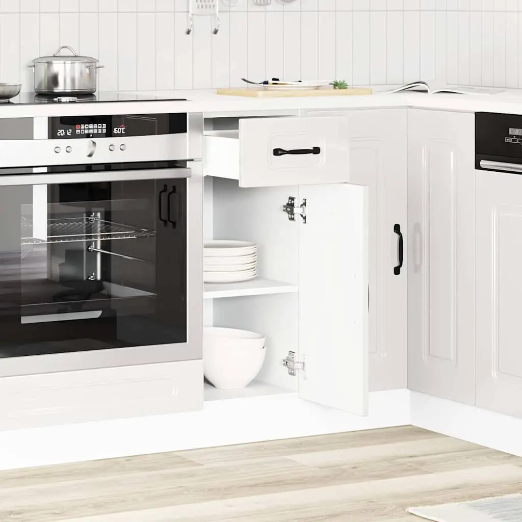High Gloss White Kitchen Base Cabinet