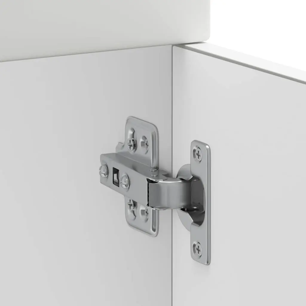 Kitchen Base Cabinet White Engineered Wood Adjustable Feet Door