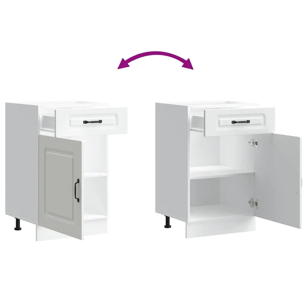 White Kitchen Base Cabinet for Storage