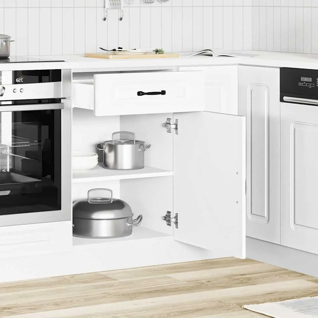 White Kitchen Base Cabinet for Storage