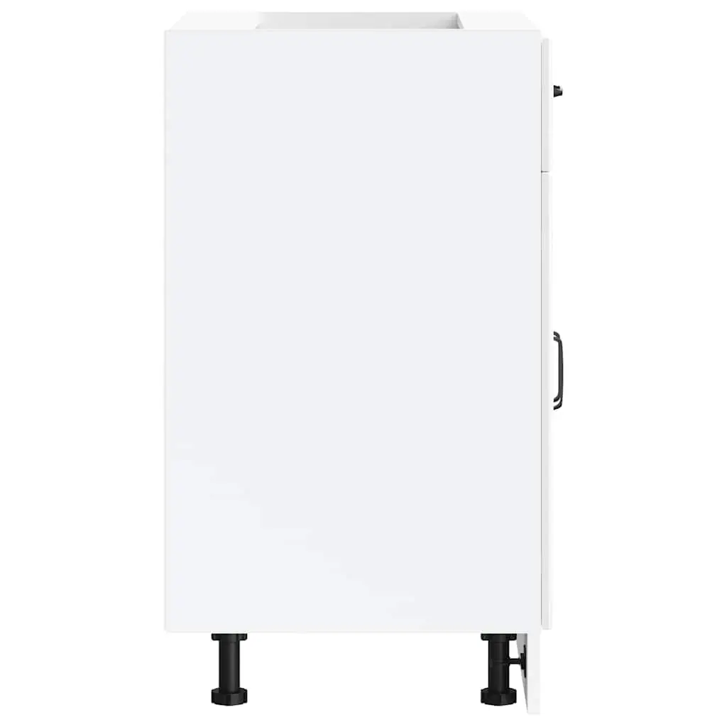 High Gloss White Kitchen Base Cabinet