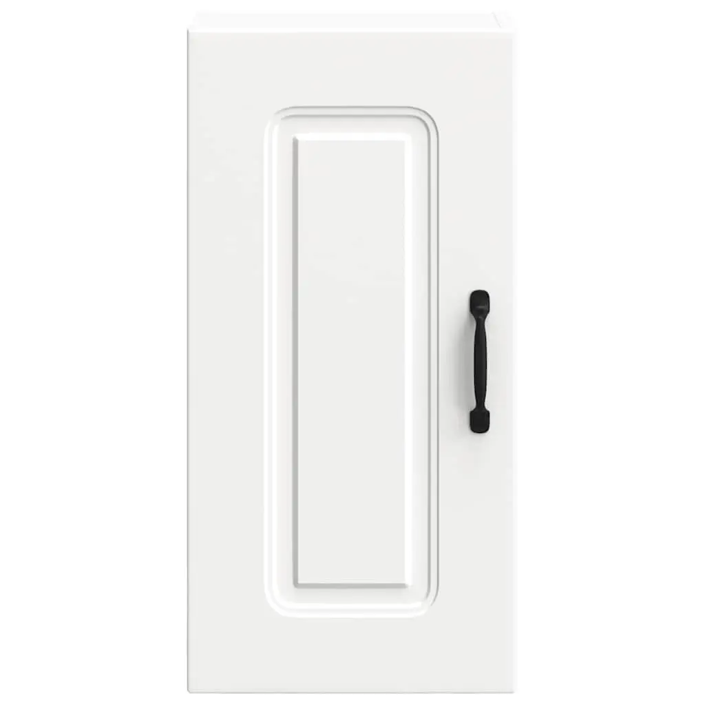 Kitchen Wall Cabinet White Engineered Wood Storage Cupboard