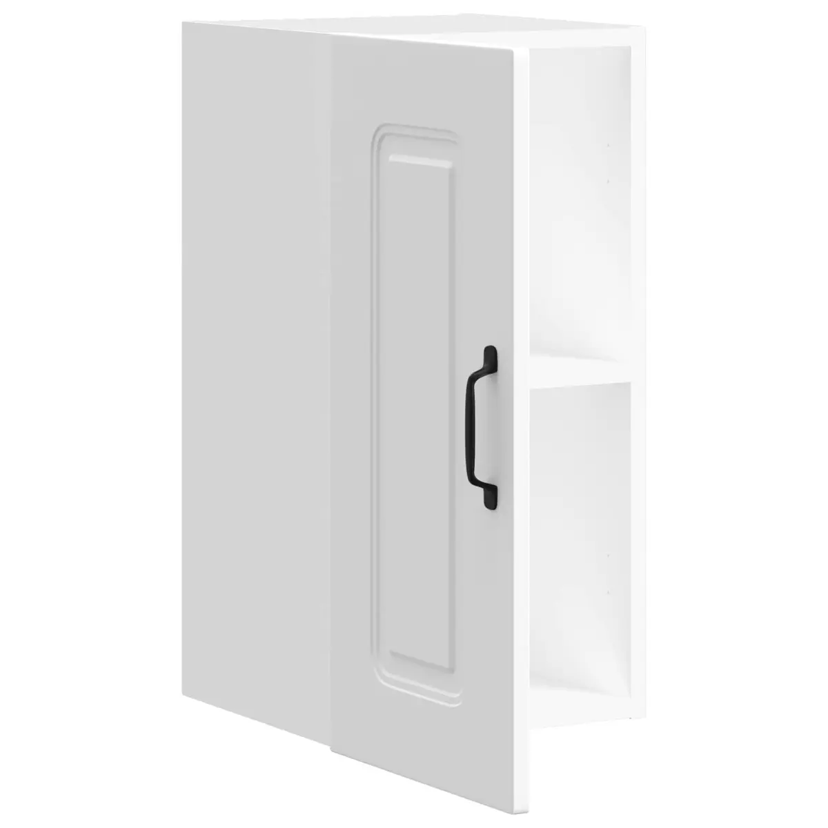 Kitchen Wall Cabinet White Engineered Wood Storage Cupboard