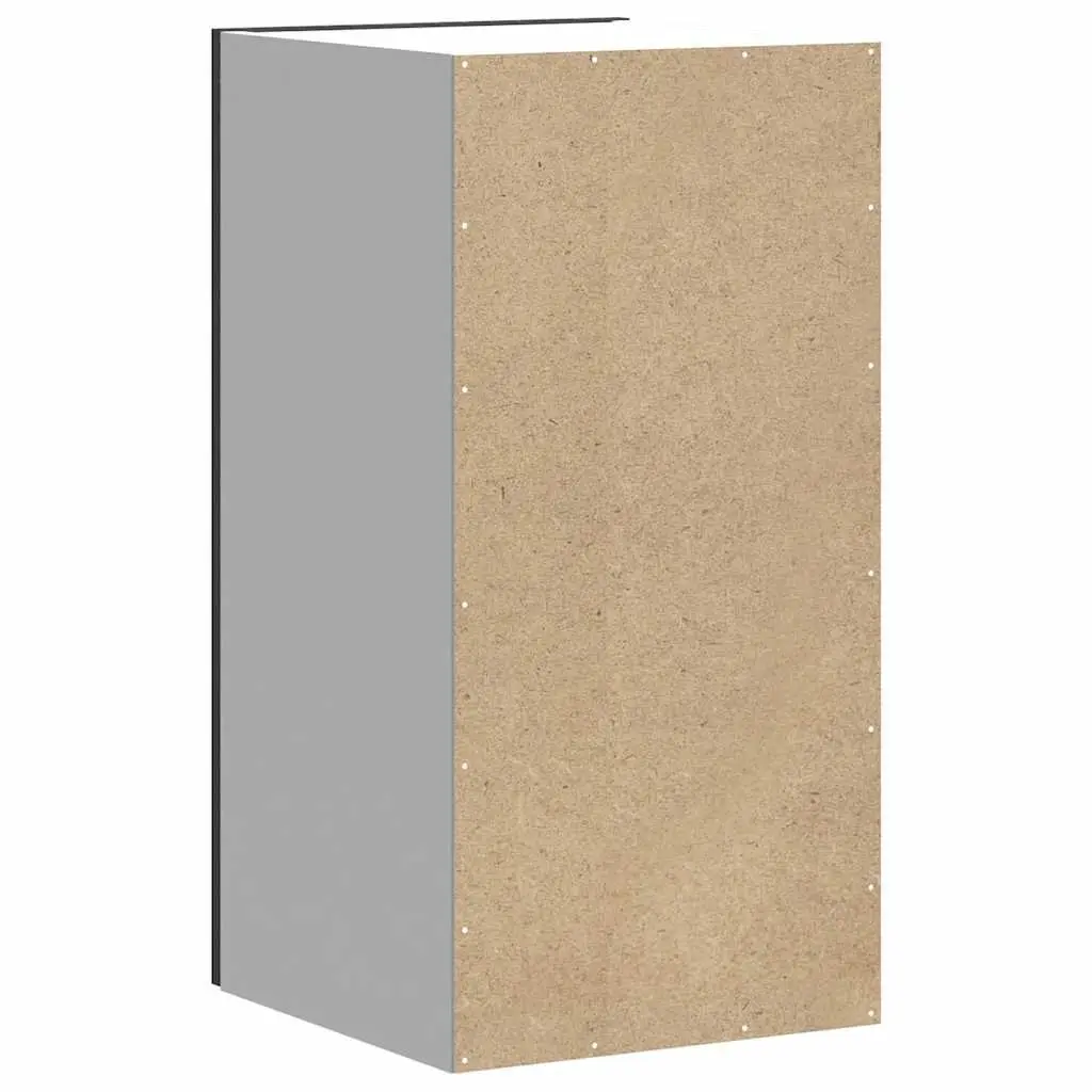 Kitchen Cabinet Black Engineered Wood Storage Cupboard Organiser Unit