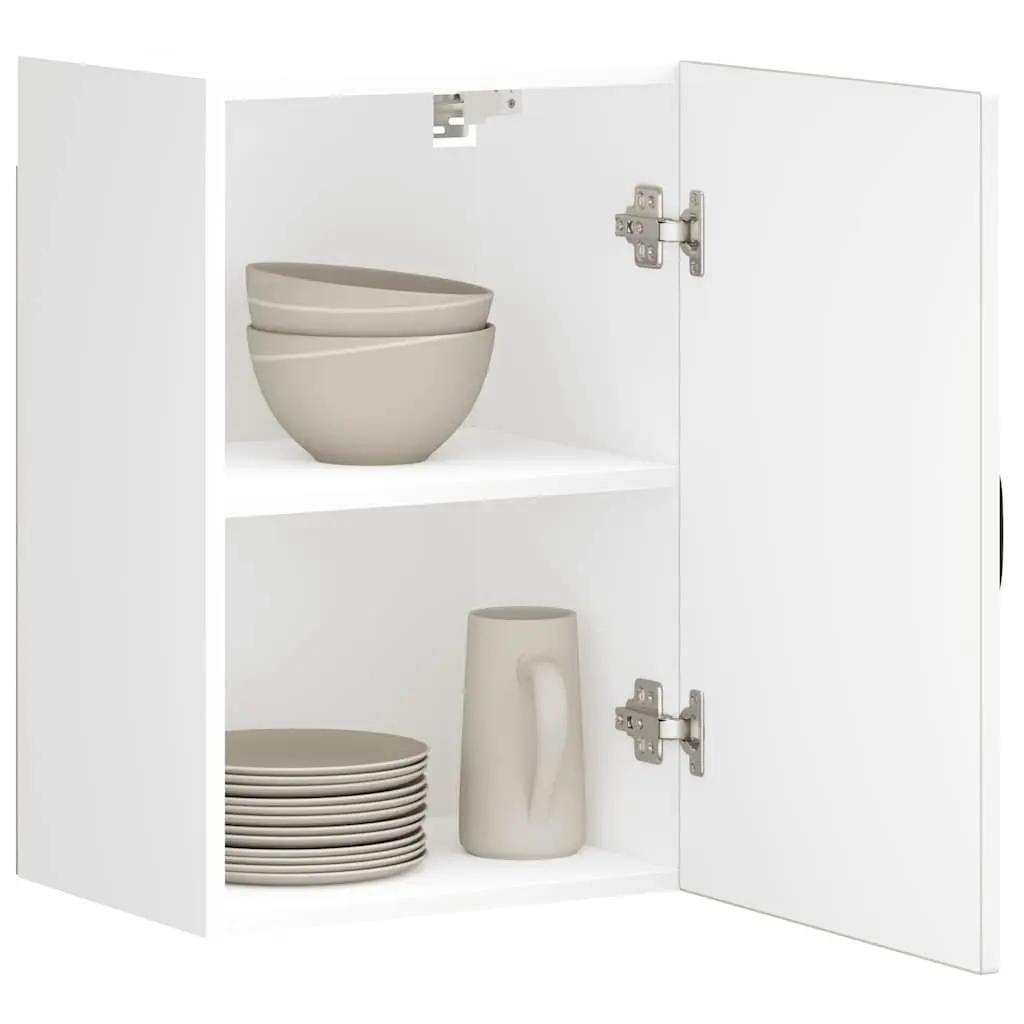 Kitchen Wall Cabinet High Gloss White Storage Cupboard Engineered Wood Organiser