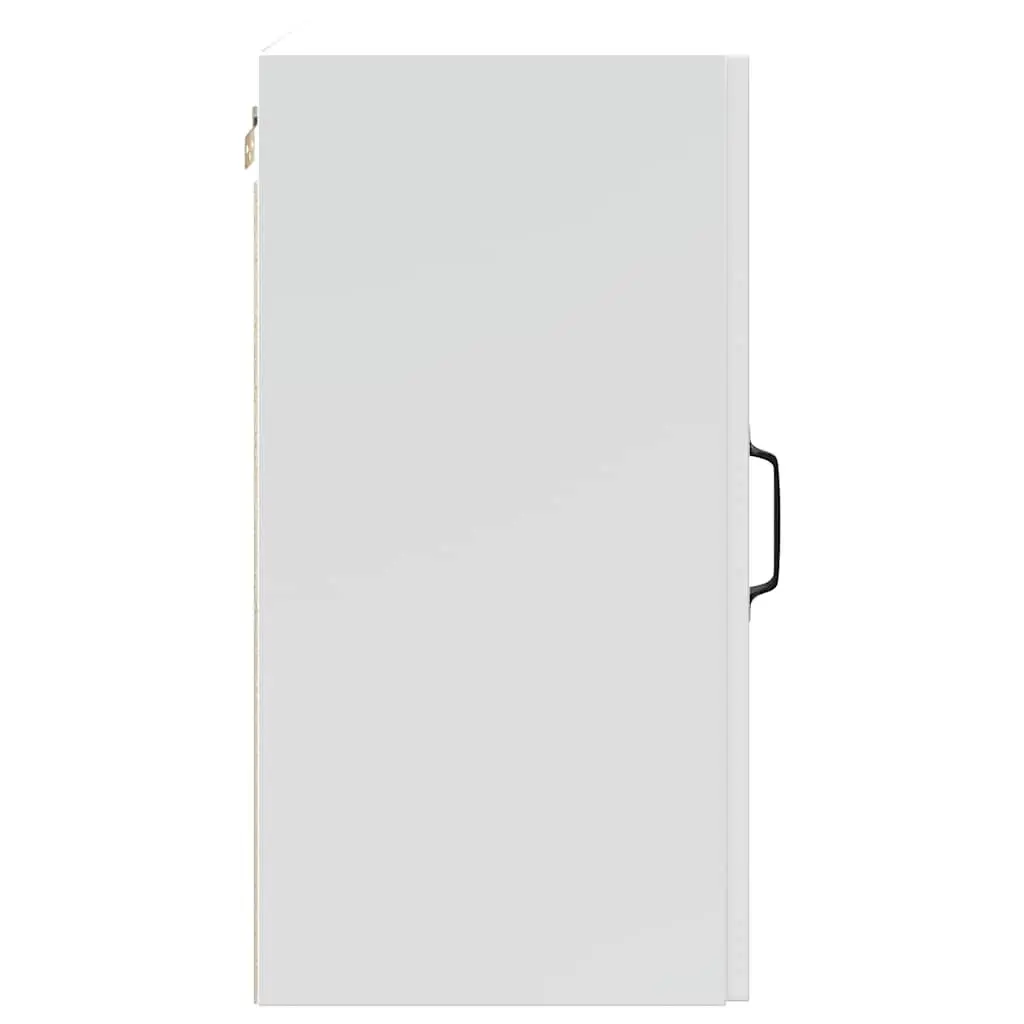 Kitchen Wall Cabinet White Engineered Wood Storage Organizer