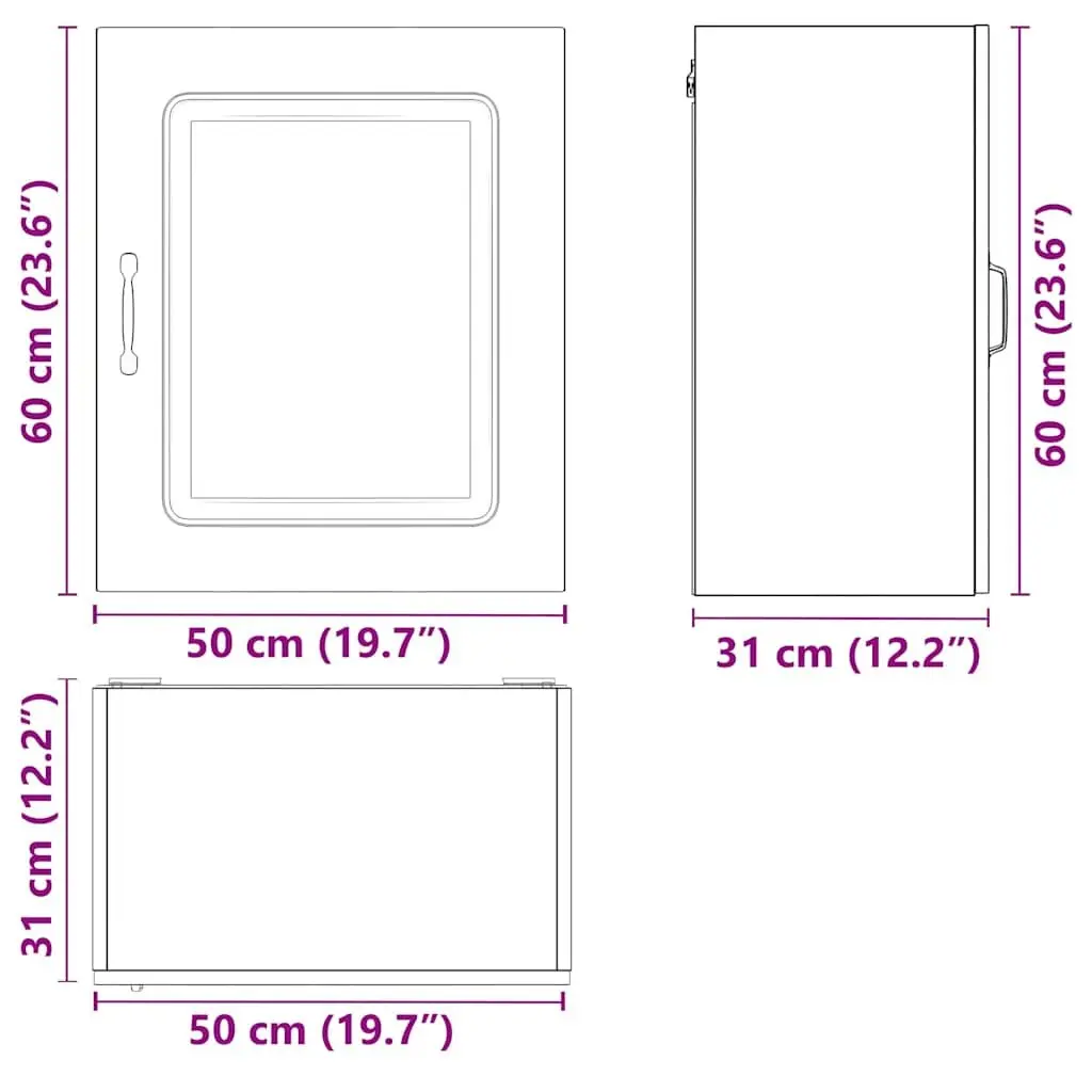 Kitchen Wall Cabinets 2pcs White Engineered Wood Storage Cabinet Cupboards