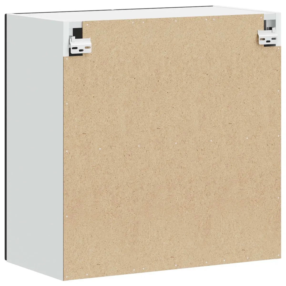 Engineered Wood Black Kitchen Wall Cabinet Storage Cupboard for Bedroom Hallway