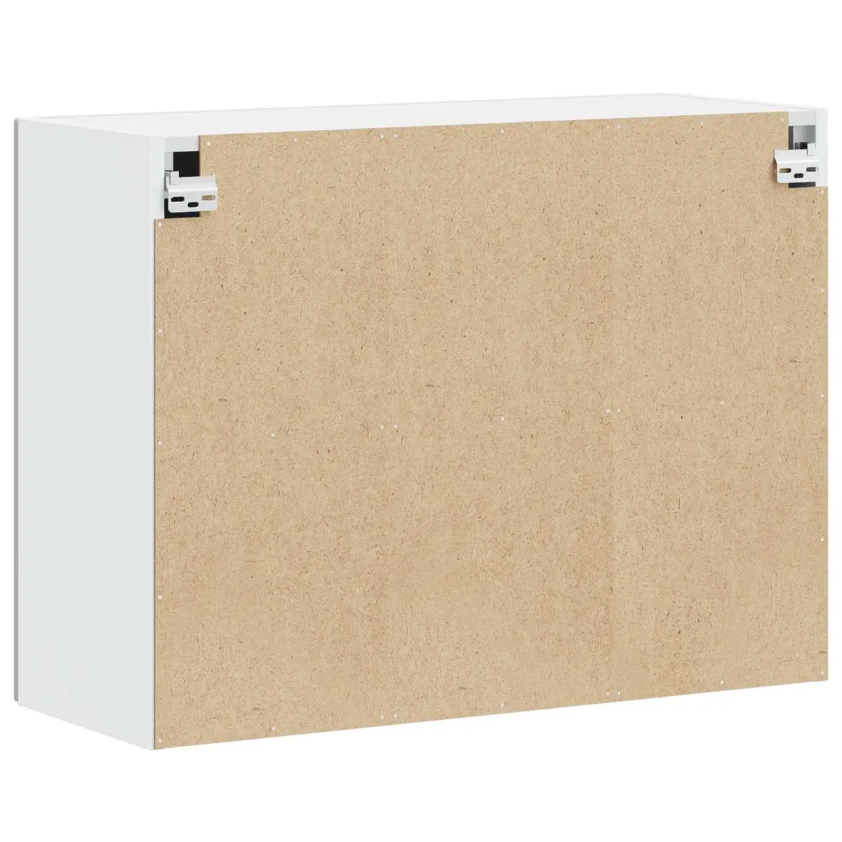 Kitchen Wall Cabinet White Engineered Wood Storage Cupboard Organiser