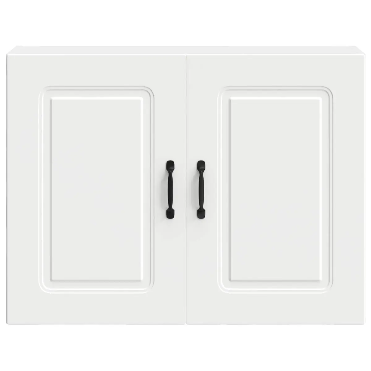Kitchen Wall Cabinet White Engineered Wood Storage Cupboard Organiser