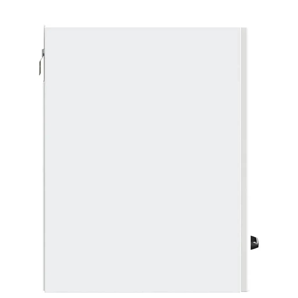Kitchen Cabinet White Engineered Wood Wall Mounted Storage Cupboard