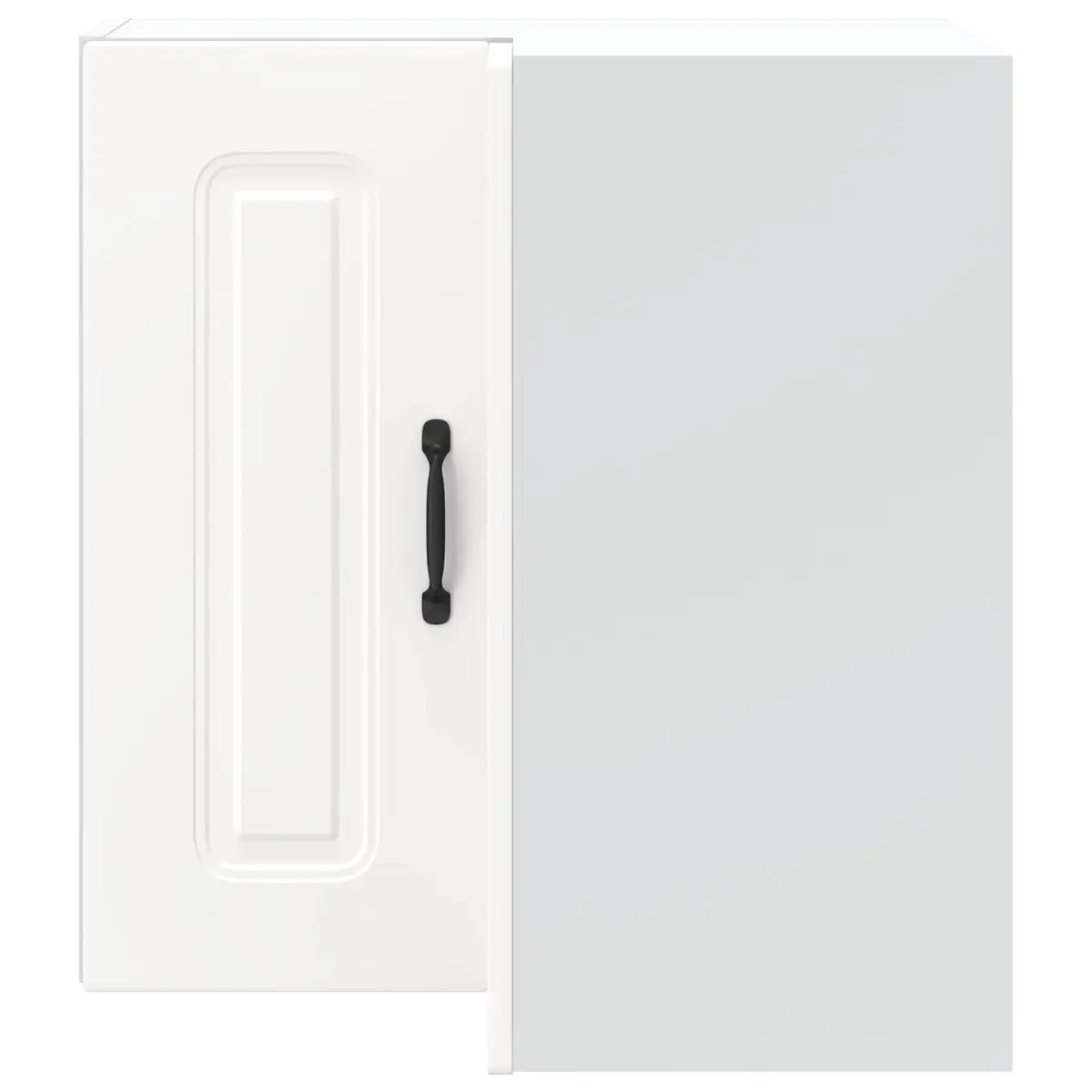 Kitchen Wall Corner Cabinet White Engineered Wood Storage Organiser Home