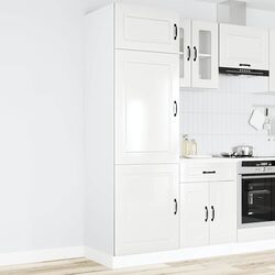 Friendly White Storage Cabinet for Your Kitchen