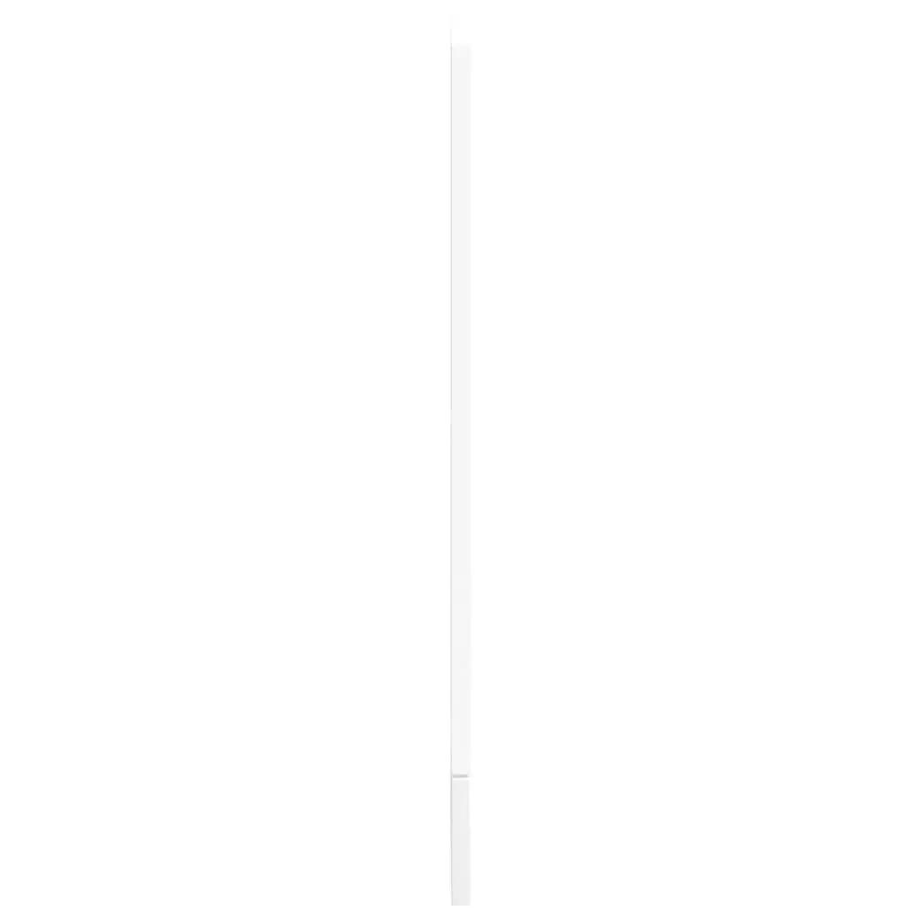 Dishwasher Panel White Engineered Wood 45x1.5x57 cm