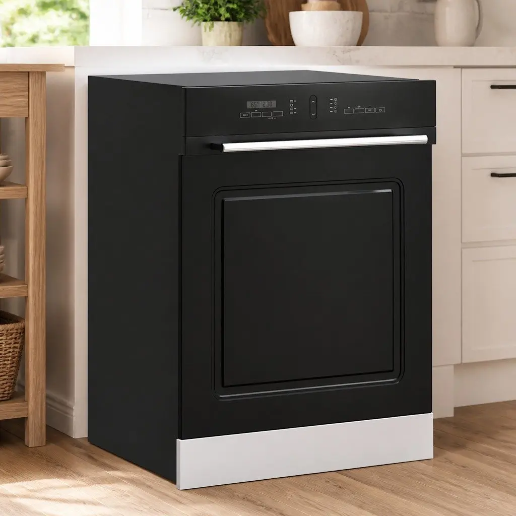 Black Dishwasher Panel, 60x1.5x57cm