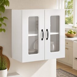 Your Ideal Kitchen Wall Cabinet with Glass Door
