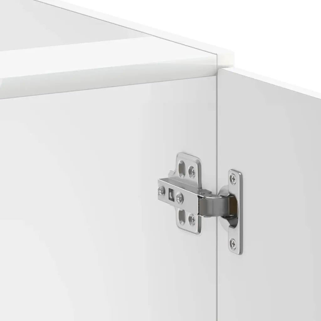 Sink Base Cabinet White Engineered Wood Kitchen Storage