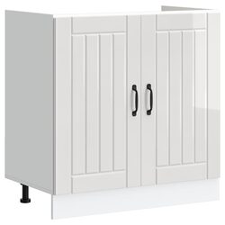 Friendly White Sink Base Cabinet for Your Kitchen Needs
