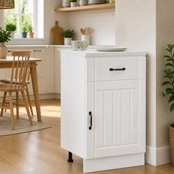 Your Friendly High Gloss Kitchen Base Cabinet with Storage