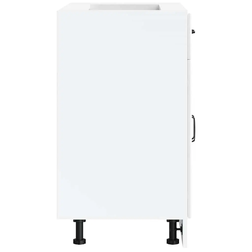 High Gloss White Kitchen Base Cabinet