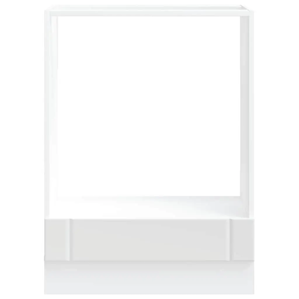Oven Cabinet White Engineered Wood Compact Space-Saving Kitchen Storage Unit