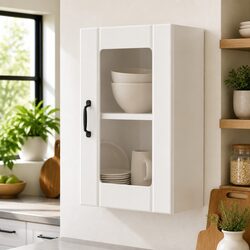 You’ll Love This Stylish White Kitchen Wall Cabinet