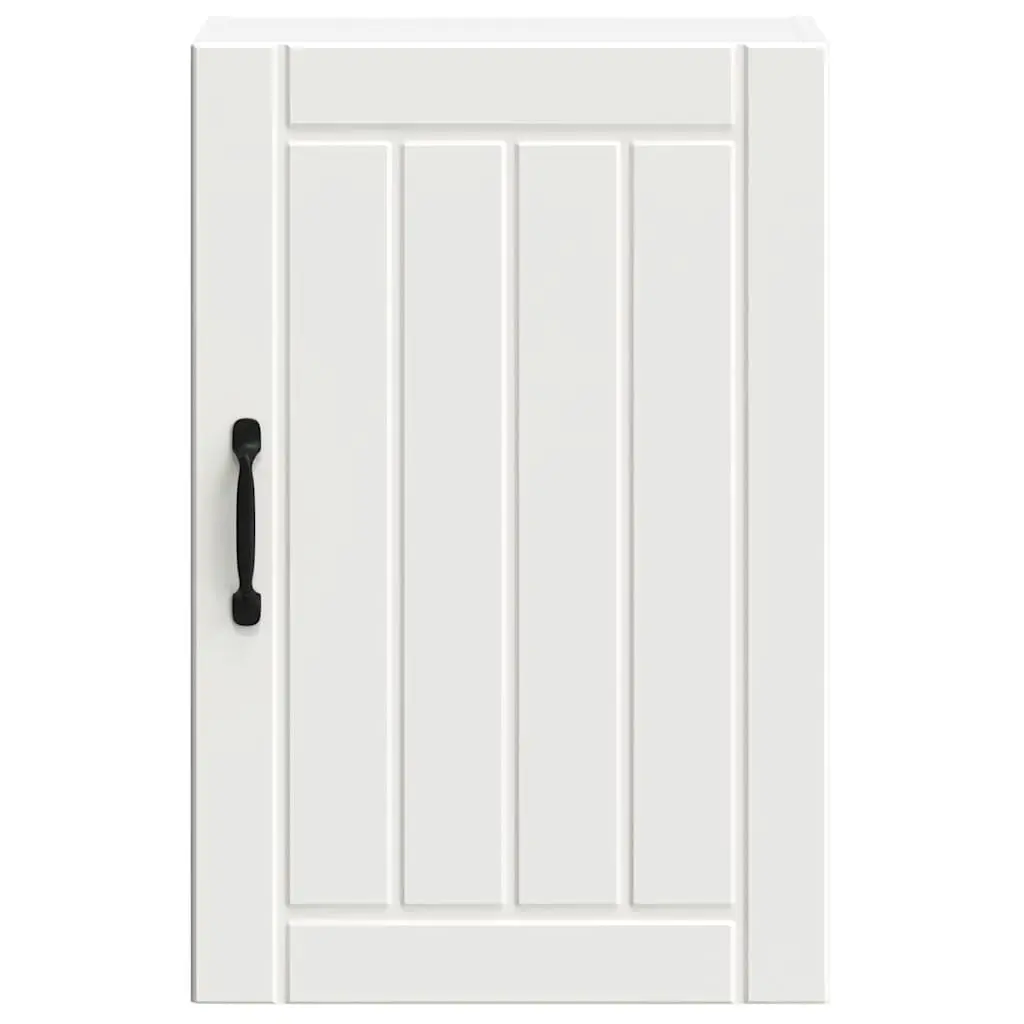 White Kitchen Wall Cabinet with Storage Space