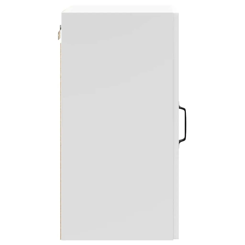 White Kitchen Wall Cabinet with Storage Space