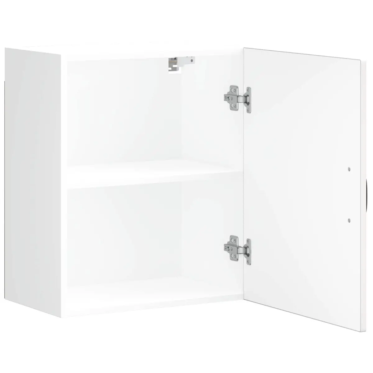Kitchen Wall Cabinets 2 pcs White Engineered Wood Storage Cupboards