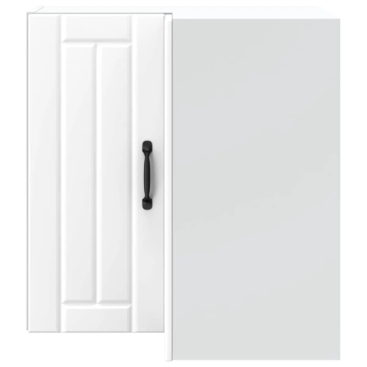 Kitchen Corner Cabinet White Wall-Mounted Engineered Wood Storage
