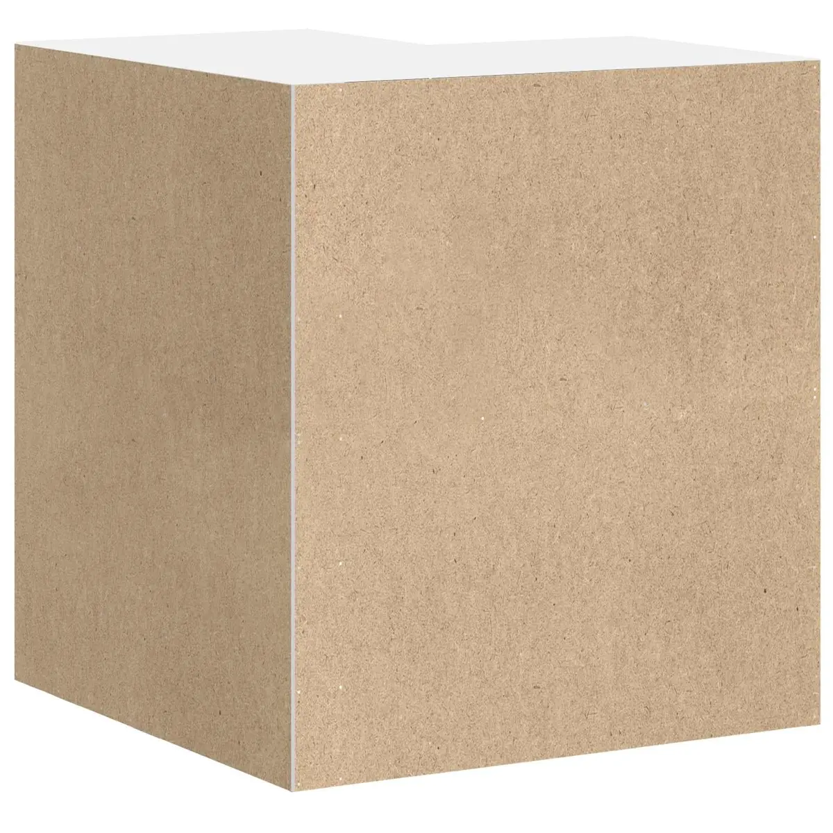 Kitchen Corner Cabinet White High Gloss Wall-Mounted Engineered Wood Storage
