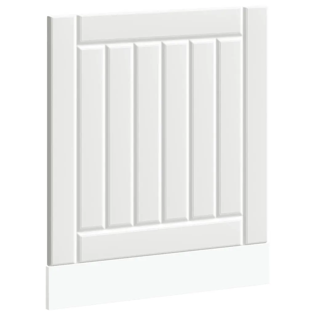 Dishwasher Panel White Engineered Wood Kitchen Cabinet Front Cover Protective