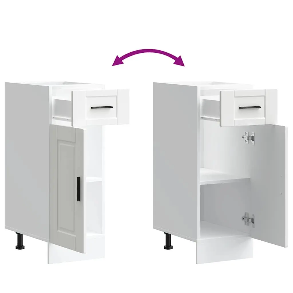 White Kitchen Base Cabinet for Storage
