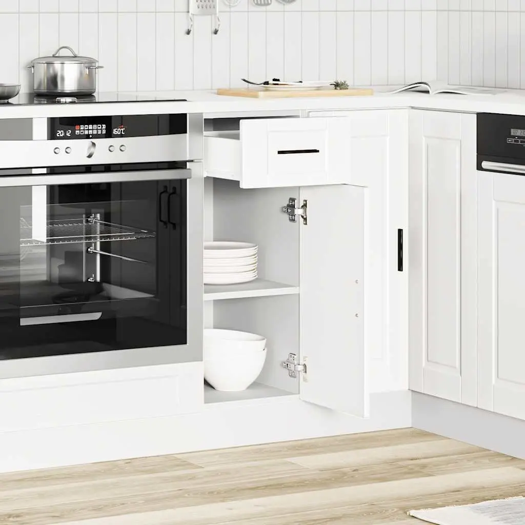 White Kitchen Base Cabinet for Storage