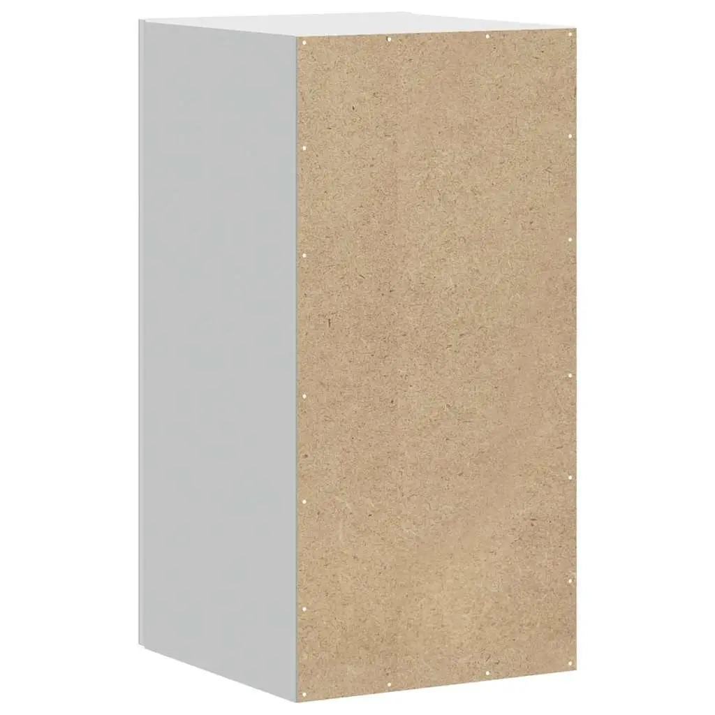 Kitchen Wall Cabinet White Engineered Wood Storage Cupboard Mounted Organizer