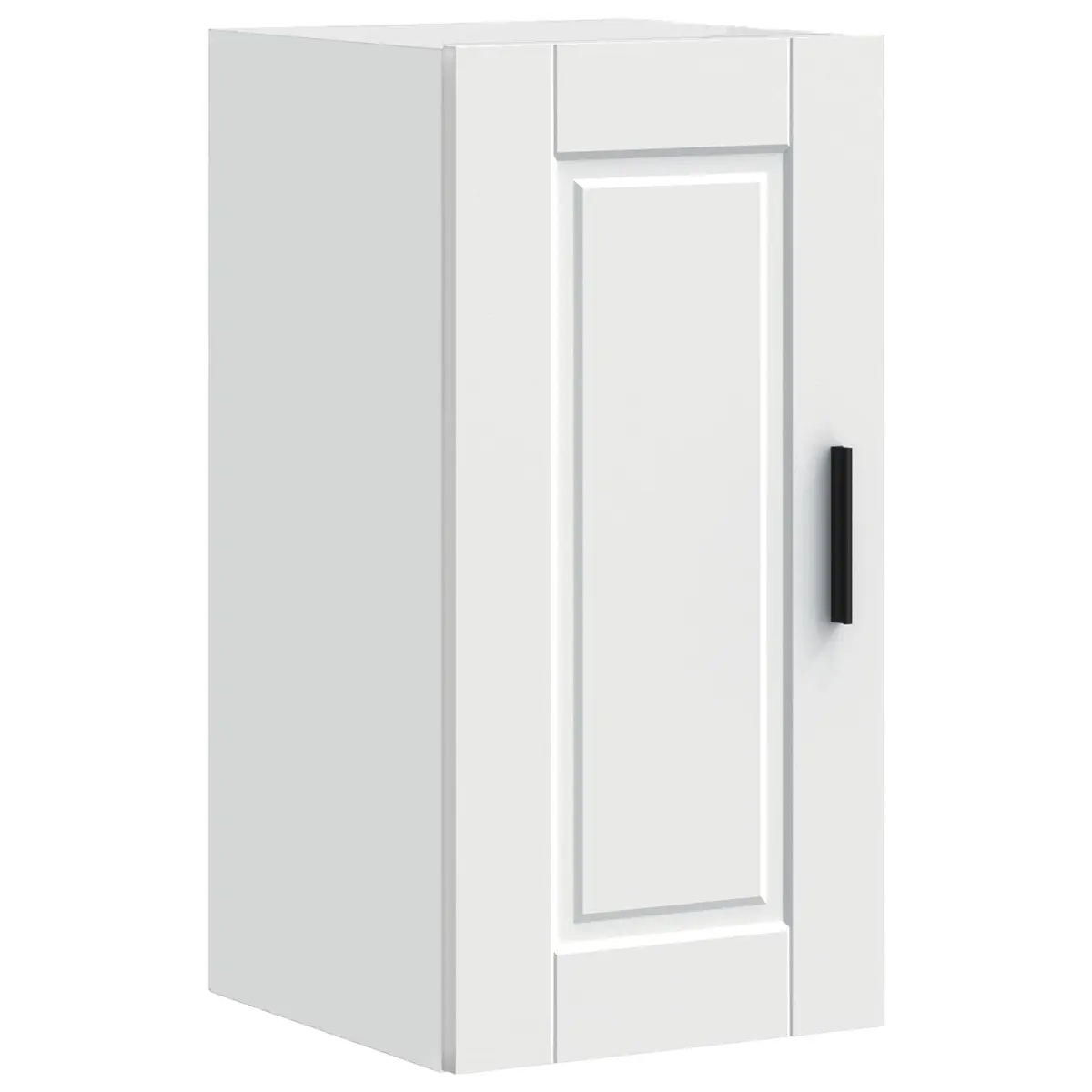 Kitchen Wall Cabinet White Engineered Wood Storage Cupboard Mounted Organizer