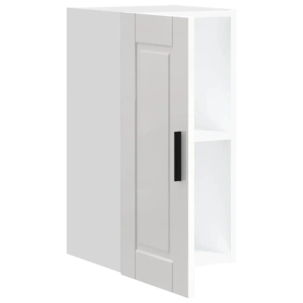 Kitchen Cabinet White High Gloss Engineered Wood Wall-mounted Storage Cupboard