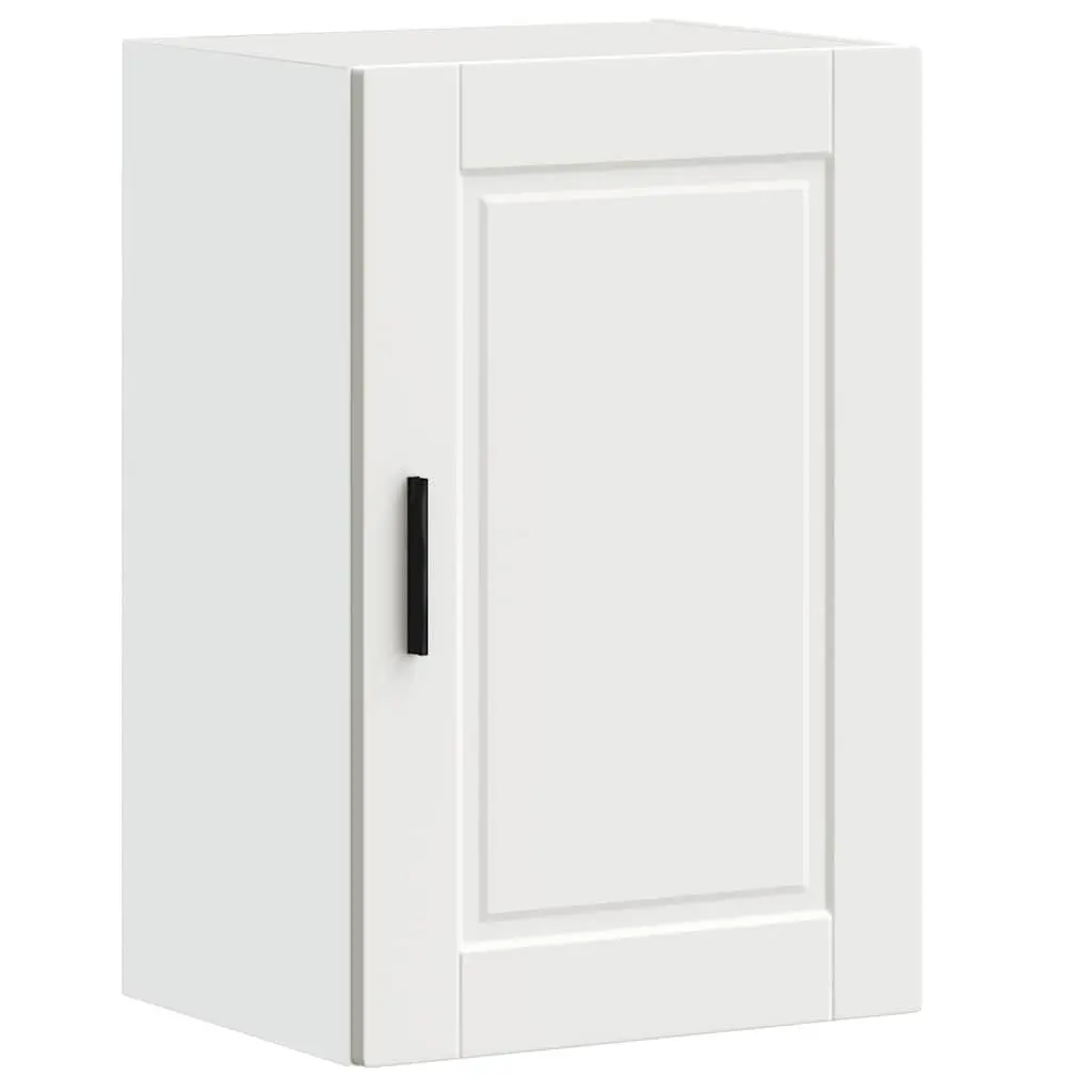Kitchen Wall Cabinet White Engineered Wood Storage Cupboard Mounted