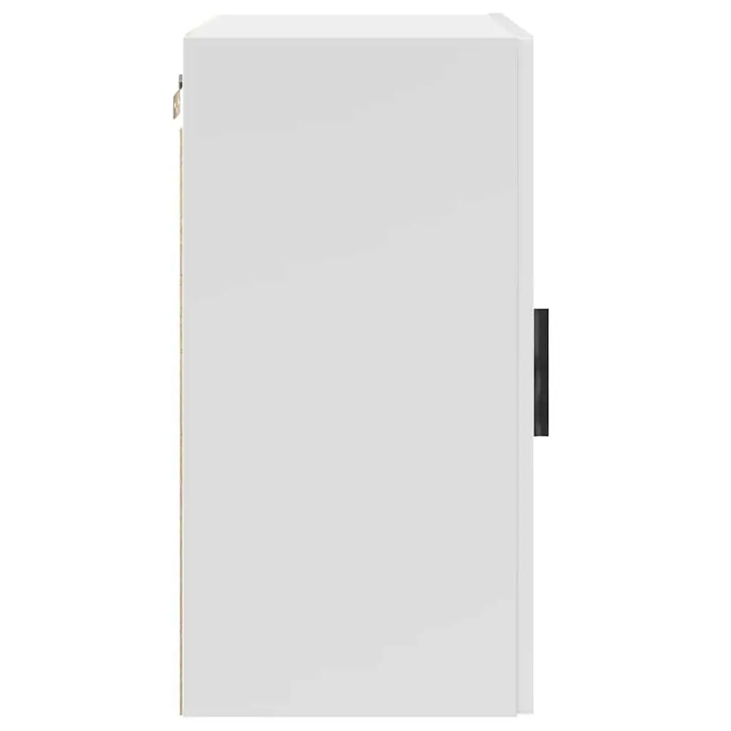 Kitchen Wall Cabinet White Engineered Wood Storage Cupboard Mounted