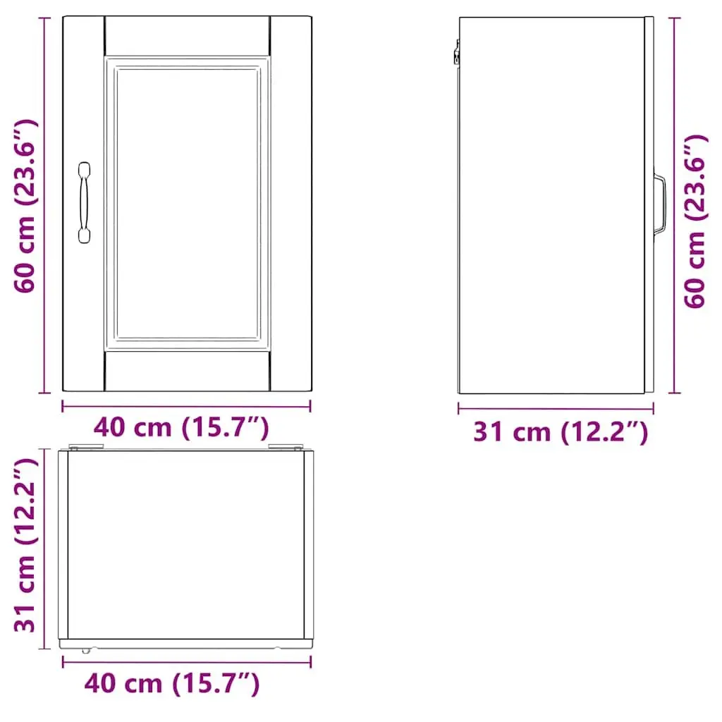 Black Wall Cabinet for Kitchen Needs