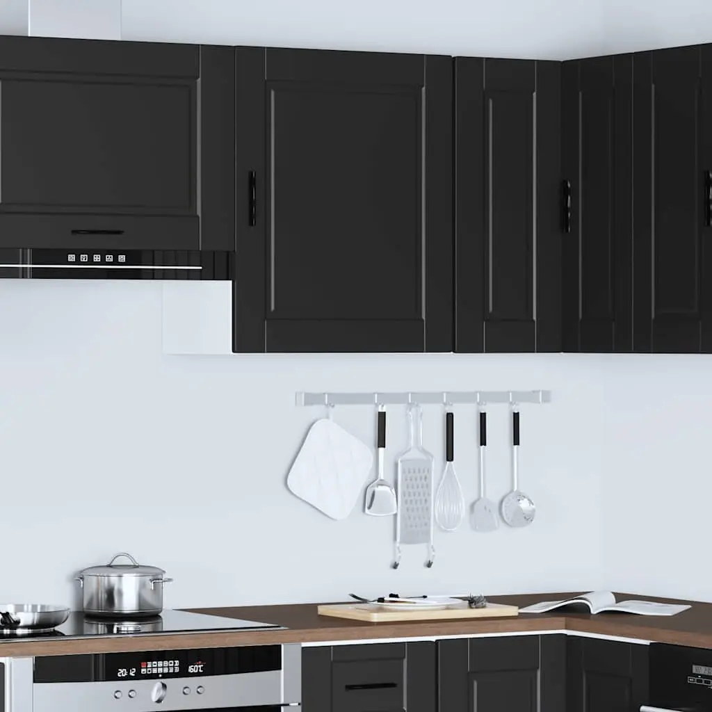 Kitchen Wall Cabinet Storage Cupboard Wall-Mounted Engineered Wood White