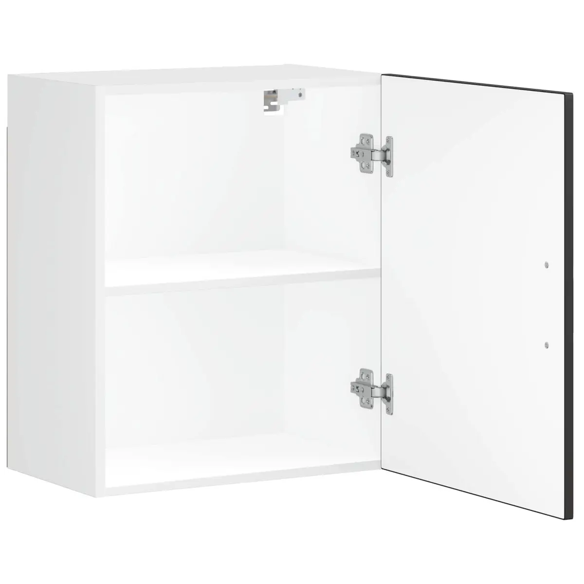 Kitchen Wall Cabinet Storage Cupboard Wall-Mounted Engineered Wood White