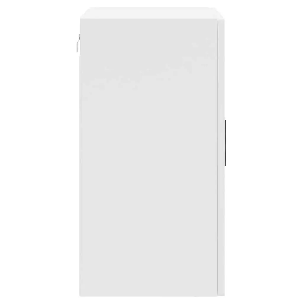 Kitchen Wall Cabinet White High Gloss Engineered Wood Storage Cupboard