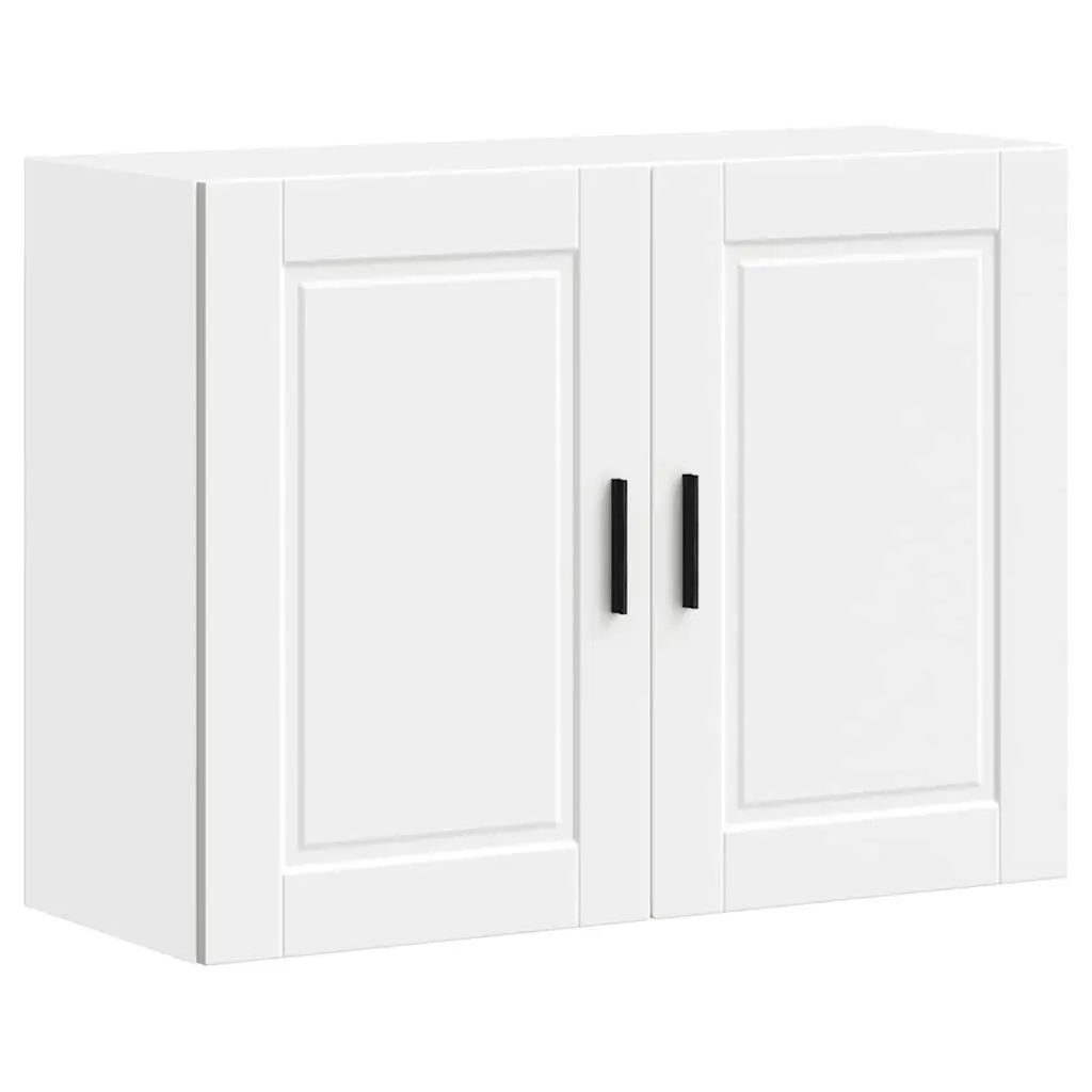 Kitchen Wall Cabinet White Engineered Wood Storage Cupboard
