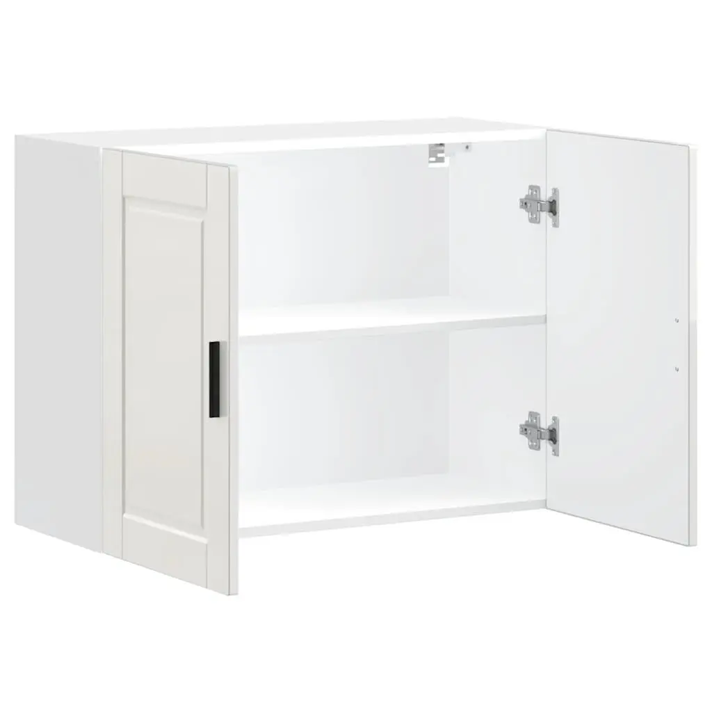 Engineered Wood Storage Cupboard White High Gloss Kitchen Wall Cabinet