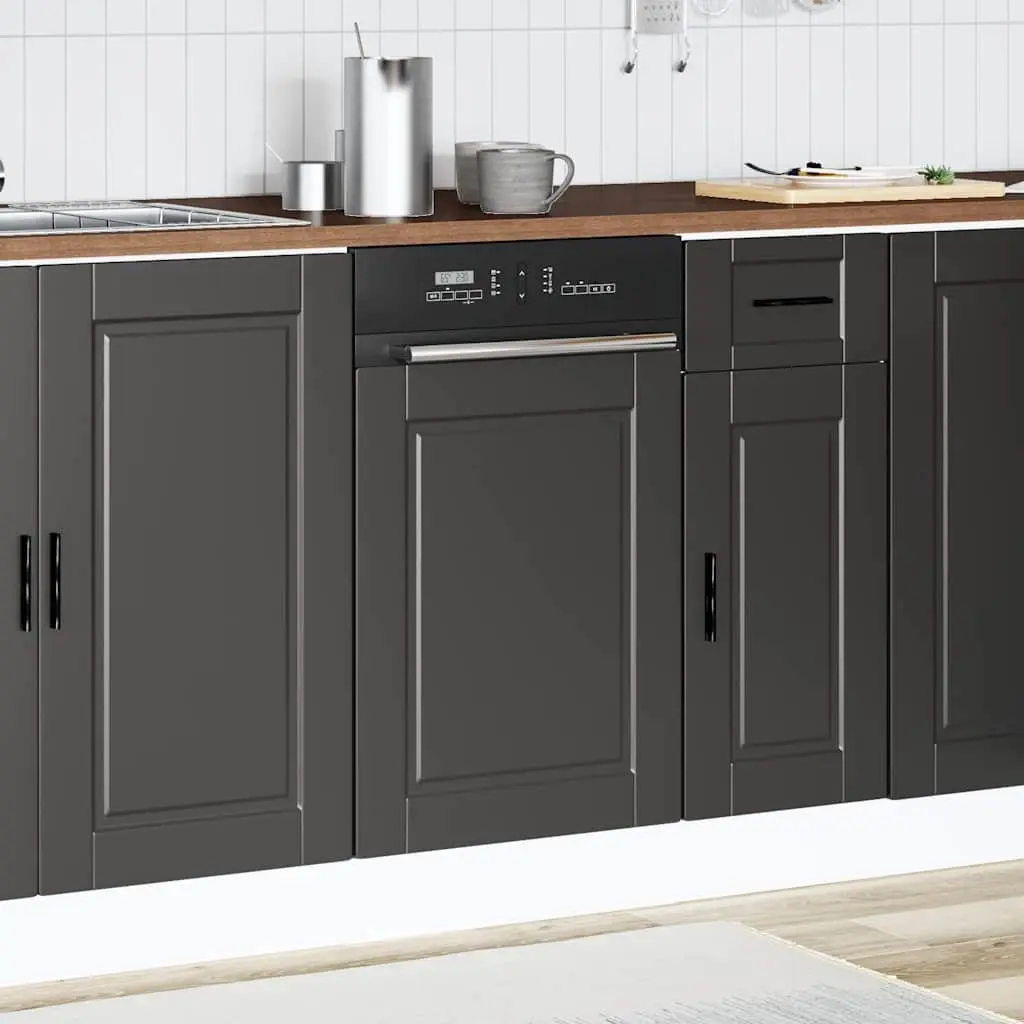 Black Dishwasher Panel for Kitchen Style