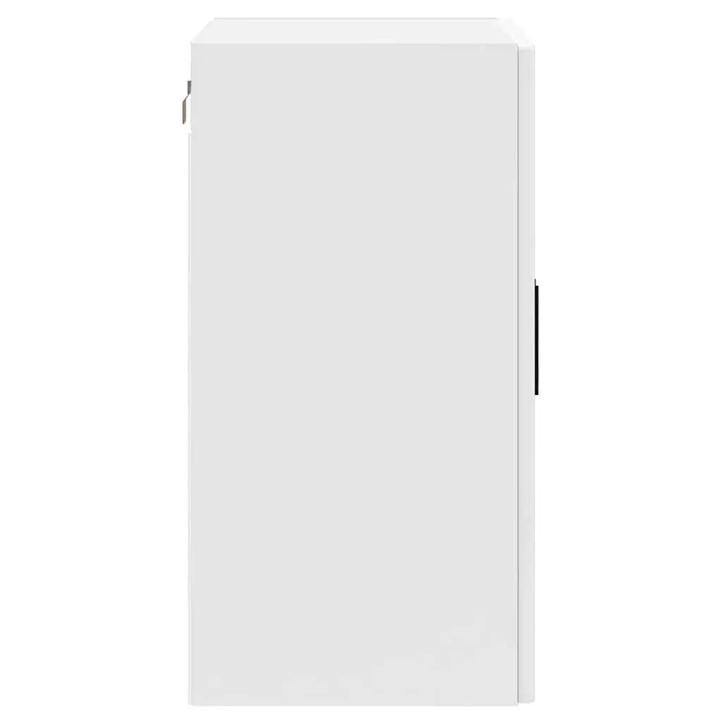 Kitchen Wall Cabinet Glass Door White High Gloss Storage Shelving Unit Organiser